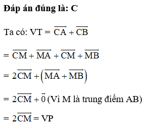 Cho hình hộp ABCD.A1B1C1D1. M là trung điểm AB. Khẳng định nào sau đây đúng? (ảnh 1)
