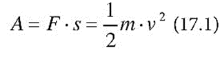 Dựa vào phương trình chuyển động thẳng biến đổi đều, rút ra biểu thức (17.1). (ảnh 1)