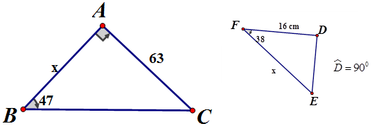 Tìm giá trị x (làm tròn đến chữ số thập phân thứ ba) (ảnh 1)