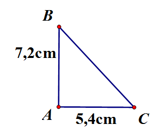 Giải tam giác ABC vuông tại A, biết rằng: a) AC = 14cm, góc B = 60 độ (ảnh 3)