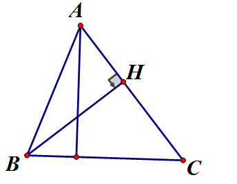 Cho tam giác ABC nhọn có góc A = 60 độ. Chứng minh rằng:  (ảnh 1)