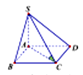 Cho hình chóp S.ABCD có đáy là hình vuông cạnh 3a, SA vuông góc  (ảnh 1)
