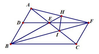 Cho tam giác ABC có AB = 5 cm; BC = 8 cm. Trên cạnh AB lấy điểm D sao cho AD = 2 cm. (ảnh 1)