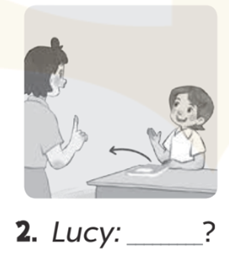 Look and write the questions (Nhìn và viết các câu hỏi) Lucy: (ảnh 1)