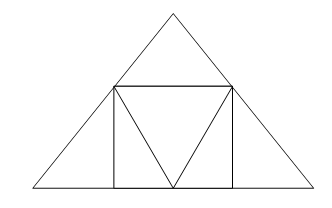 Hình vẽ bên có bao nhiêu hình tam giác? (ảnh 1)