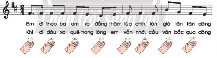 Hãy hát và vỗ tay theo phách bài Cánh đồng tuổi thơ.  (ảnh 1)