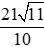 Cho tam giác ABC có BC = 5, AB = 9, cos góc C = -1/10. Tính độ dài đường cao hạ từ đỉnh A của tam giác ABC. (ảnh 11)