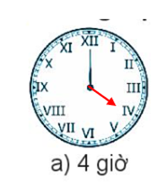 Vẽ kim giờ phù hợp với cách đọc giờ. (ảnh 1)