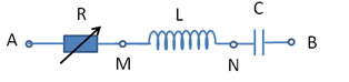 Cho mạch điện RLC  mắc nối tiếp có biến trở  (ảnh 1)
