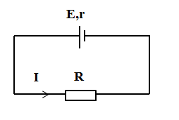 Phát biểu định luật Ôm đối với mạch kín chứa nguồn (e , r) vàmạch ngoài là điện trở R , viết biểu thức. (ảnh 1)