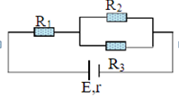 Cho mạch điện có sơ đồ như hình vẽ: E = 6V, r = 1Ω, R1 = 0,8Ω, R2 = 2Ω, R3 = 3Ω. Tính hiệu điện thế hai cực của nguồn điện và hiệu điện thế giữa hai đầu mỗi điện trở:  (ảnh 1)