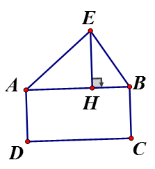 Tính diện tích hình ABCDE theo a, b, c như hình vẽ (ảnh 2)