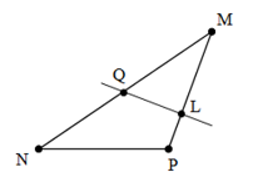 Kể tên các đoạn thẳng có trong hình vẽ dưới đây A. MN; MQ; NQ; ML; LP; MP; NP; QL    (ảnh 1)
