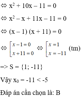 Biết  là nghiệm nhỏ nhất của phương trình 1/ x^2+4x+3+ 1/ x^2+ 8x+ 15 (ảnh 1)