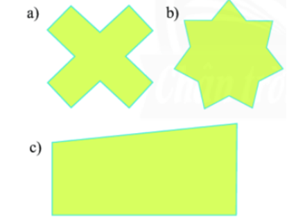 Hình nào sau đây có trục đối xứng?  A. hình a  B. hình b  C. hình b và hình c   (ảnh 1)