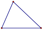 Hình tam giác có 2 góc tù là (ảnh 1)
