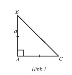 Cho tam giác vuông cân ABC có AB = AC = a.  Tính các tích vô hướng (ảnh 1)