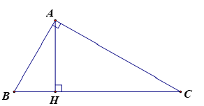 Cho tam giác  ABC vuông tại A , đường cao AH, biết BH=4 cm;  BC=16 cm. Tính độ dài cạnh AB ? (ảnh 1)