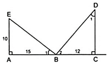Cho hình vẽ như bên, biết góc EBA = góc BDC a) Trong hình vẽ có bao nhiêu (ảnh 1)