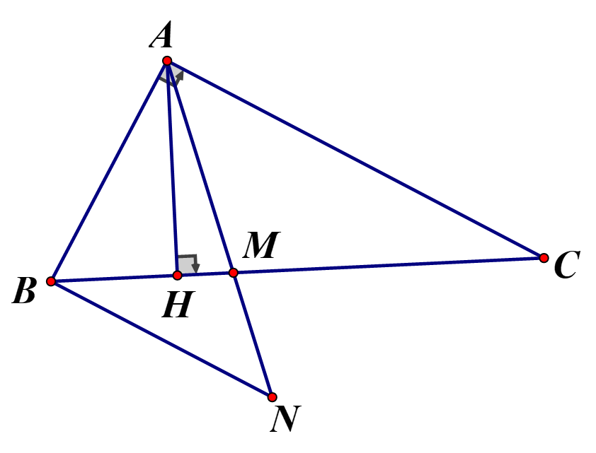 Cho tam giác ABC vuông tại A có AB = 3 cm, AC = 4 cm. từ B kẻ tia Bx song song với AC (Tia Bx thuộc nửa mặt phẳng bờ AB chứa điểm C),  (ảnh 1)