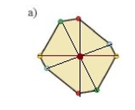 Cho hình sau, hình có tâm đối xứng là:  A. Hình a  B. Hình b  C. Hình c  D. Hình a và Hình c (ảnh 2)
