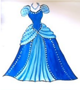  Em hãy cùng bố mẹ hoặc bạn bè trong lớp thiết kế thêm cho công chúa nhiều bộ váy hơn nữa nhé! (ảnh 1)