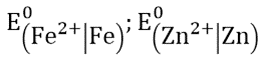 Tính thế điện cực chuẩn E0 của các cặp oxi hóa khử sau: (ảnh 1)