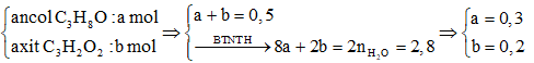 Hỗn hợp M gồm ancol no, đơn chức X và axit cacboxylic Y, đều mạch hở và có cùng số nguyên tử cacbon. (ảnh 2)