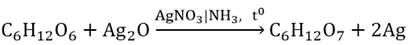 Hỗn hợp m gam gồm glucozo và Fructozo tác dụng với lượng dư dung dịch AgNO3|NH3 tạo ra 4,32 gam Ag.  (ảnh 1)