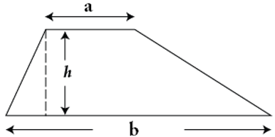 Hình thang có độ dài đáy lần lượt là 2√ 2 cm, 3cm và chiều cao là 3√ 2 cm. Diện tích của hình thang là ? (ảnh 1)