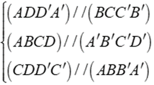 Cho hình hộp chữ nhật ABCD.A'B'C'D'. Chọn phát biểu đúng? (ảnh 2)