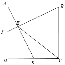 Cho hình vuông ABCD. Gọi I,K lần lượt là trung điểm của AD và DC. a) Chứng minh rằng BI vuông góc (ảnh 1)