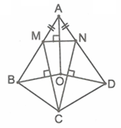 Chứng minh định lí: “Nếu một tứ giác ABCD có tổng các cạnh đối bằng  (ảnh 2)