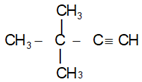 Chất dưới có tên gọi là ? A. 2,2-đimetylbut-1-in B. 2,2-đimeylbut-3-in C. 3,3-đimeylbut-1-in (ảnh 1)