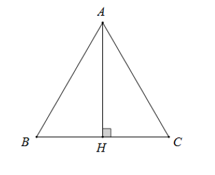 Cho tam giác ABC đều cạnh a, đường  cao AH. Tính vô hướng giữa hai vectơ (ảnh 1)