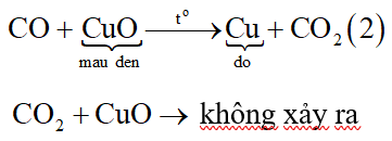 Có hỗn hợp khí gồm CO và CO2. Nếu cho hỗn hợp này tác dụng với dung dịch Ca(OH)2 dư, sinh ra 1 gam kết tủa trắng. Nếu cho hỗn hợp này tác dụng với CuO dư, nung nóng, thu được 0,64 gam kim loại màu đỏ. (ảnh 2)