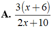 Rút gọn biểu thức x^2-36/2x +10 . 3/6-x được kết quả là ? (ảnh 3)