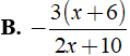 Rút gọn biểu thức x^2-36/2x +10 . 3/6-x được kết quả là ? (ảnh 4)