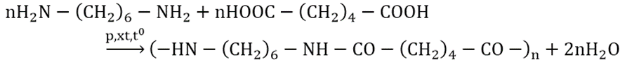 Tính hệ số trùng hợp (số mắt xích) của tơ nilon-6,6 (biết M = 2500 g/mol) và của tơ capron (biết M = 15000 g/mol). (ảnh 3)