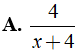 Kết quả của phép tính 4x + 12/ (x + 4)^2 : 3(x + 3)/x + 4 (ảnh 4)