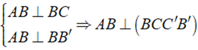 Cho hình lăng trụ đứng ABCD.A'B'C'D' có đáy ABCD là hình thang vuông ( Aˆ = Dˆ = 900 ). Có bao nhiêu cạnh song song với mặt phẳng ( BCC'B' ) ? (ảnh 2)