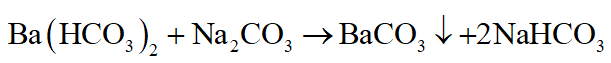 Cho dung dịch Ba(HCO3)2 lần lượt vào các dung dịch: CaCl2, Ca(NO3)2, NaOH, Na2CO3, KHSO4, Na2SO4, H2SO4, HCl. Số trường hợp có tạo ra kết tủa là: (ảnh 2)