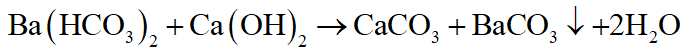 Cho dung dịch Ba(HCO3)2 lần lượt vào các dung dịch: CaCl2, Ca(NO3)2, NaOH, Na2CO3, KHSO4, Na2SO4, H2SO4, HCl. Số trường hợp có tạo ra kết tủa là: (ảnh 5)