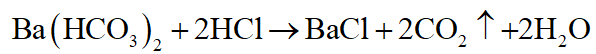 Cho dung dịch Ba(HCO3)2 lần lượt vào các dung dịch: CaCl2, Ca(NO3)2, NaOH, Na2CO3, KHSO4, Na2SO4, H2SO4, HCl. Số trường hợp có tạo ra kết tủa là: (ảnh 7)