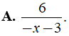 Phân thức 2/(x + 3) bằng với phân thưc nào dưới đây ? (ảnh 5)