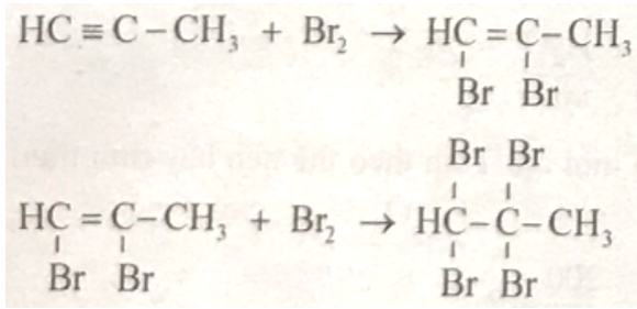 Cho các chất sau: CH4, C2H2, C2H4, C6H6 (benzen), CH2=CH-CH3, . Số chất làm mất màu dung dịch brom là: (ảnh 4)