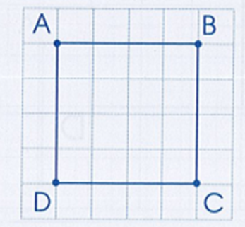 Thực hành: Vẽ một hình vuông trên lưới ô vuông  (ảnh 2)