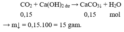 Dẫn 0,55 mol hỗn hợp X (gồm hơi nước và khí CO2) qua cacbon nung đỏ, thu được 0,95 mol hỗn hợp Y gồm CO, H2 và CO2. Cho Y hấp thụ vào lượng dư dung dịch Ca(OH)2, sau khi phản ứng xảy ra hoàn toàn, thu được m gam kết tủa. Giá trị của m là (ảnh 2)