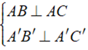 Cho hình lăng trụ đứng ABC.A'B'C' có AB = 5cm, AC = 12cm,BC = 13cm. Có bao nhiêu mặt phẳng vuông góc với mặt phẳng ( ABB'A' ) ? (ảnh 2)