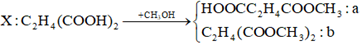 Oxi hóa hoàn toàn anđehit C2H4(CHO)2 trong điều kiện thích hợp thu được hợp chất hữu cơ X.  (ảnh 1)